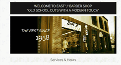 Desktop Screenshot of eastjbarbers.com